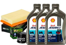 INSPEKTIONSSET CAGIVA 1000 NAVIGATOR 2000 2002 2005 SHELL 10W40 ÖLFILTER LUFT