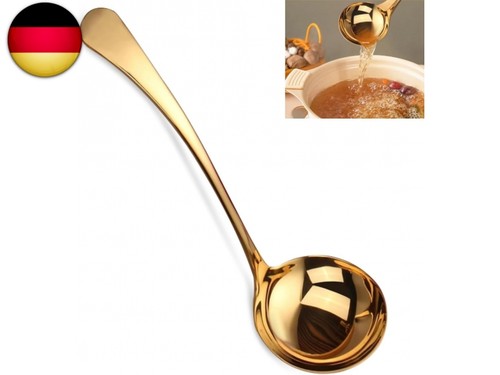 Suppenkelle gold - cm,