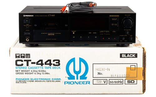 Pioneer 443 kassettendeck - pioneer, /