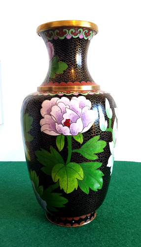 Chinesische cloisonne vase - cloisonne,