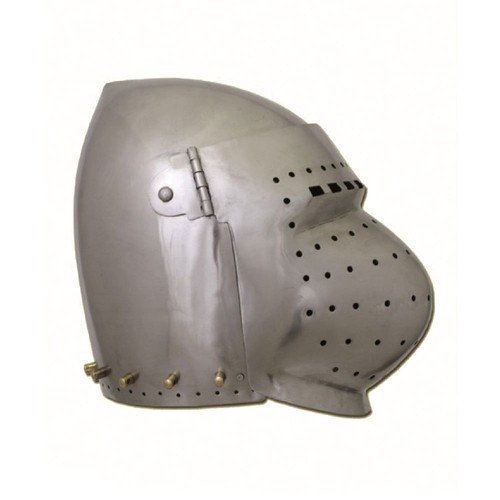Beckenhaube mit visier jh - beckenhaube,