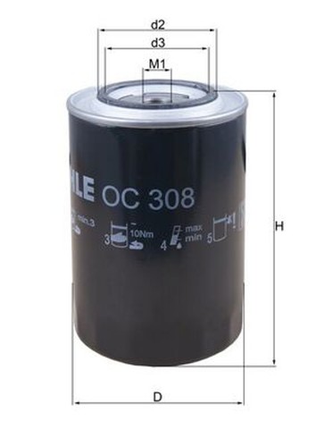 ölfilter knecht 308 - knecht,