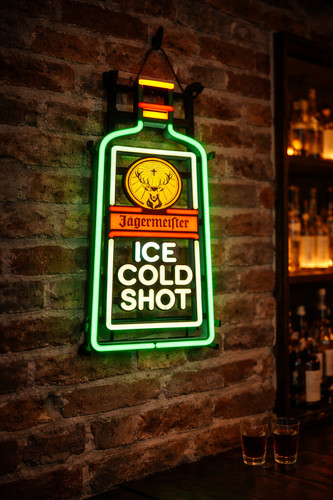 Jägermeister led leuchtschild - jägermeister,