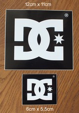 2 Sticker Aufkleber DC Shoes