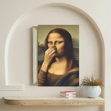 Mona Lisa Kneifnase Badezimmer