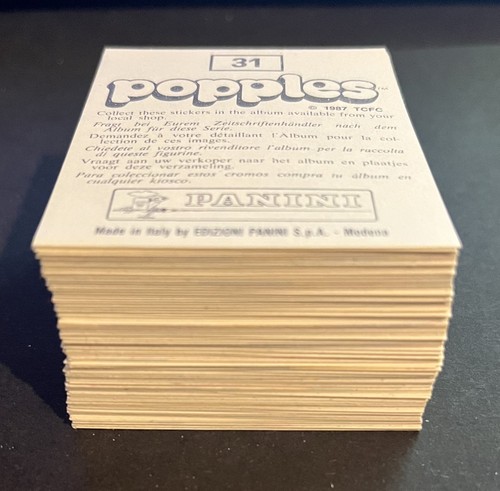 Panini popples 1987 - panini,