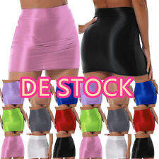 DE ranrann Damen Minirock Stretch Figurbetonter Bodycon Kurz Rocks Clubwear Sexy