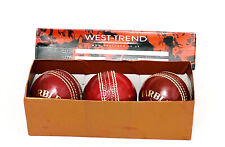 COUNTY RANGE MARMOR QUALITÄT LEDER CRICKETBÄLLE - A 156g (5,5oz) (BOX MIT 3)