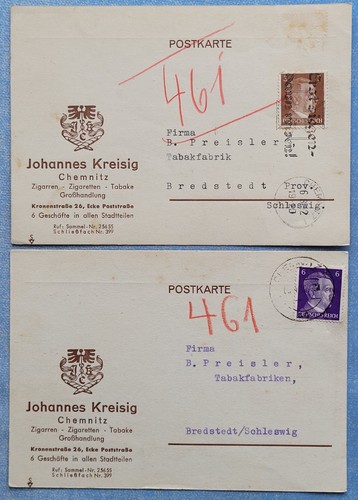 Chemnitz 2 postkarten von - chemnitz,