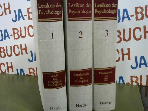 Lexikon der psychologie - psychologie, (3