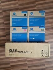 Konica Minolta Bizhub C3100P Toner CMYK Multipack + WB-P03 Waste Toner Bottle