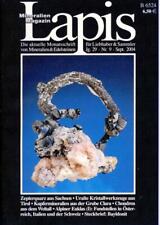 Mineralien Lapis Heft 09 Sep 2004 Vogtland Achat Rheinhessen Kupfer Clara Euklas