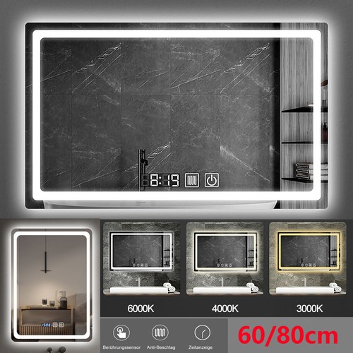 80cm led badspiegel - 60/80cm,