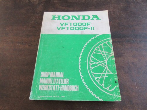 Honda vf1000f vf1000fii 1985 - vf1000f,