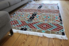 Neu 130x200cm waschbarer kilim