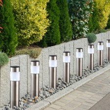 8er Set LED Solar Wegelampe