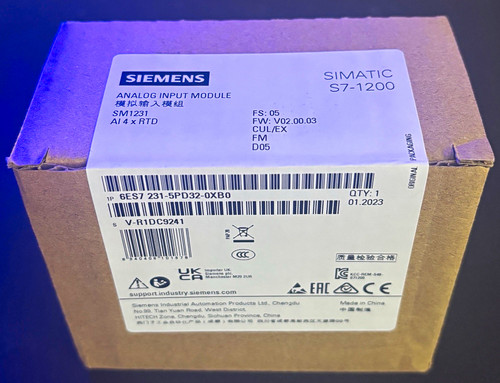 Siemens simatic 1200 - simatic, sm1231