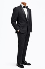 Black Satin Shawl Lapel Tuxedo