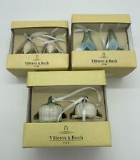 Villeroy Boch 6 Mini Flower Bells Spring Anhänger Osterei Decoration Fantasy OVP