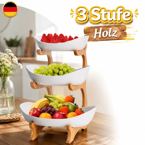 Obst etagere stöckig - obst, 3