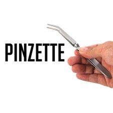 14,5 cm Pinzette Nagel Haar Zupfpinzette Augenbrauen Splitterpinzette Zecken