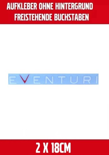 Eventuri aufkleber 20x180mm - eventuri,