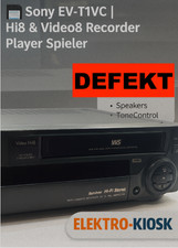 Sony EV-T1VC - Hi8 & Video8 Recorder Player Spieler TV-Audio Vintage ⚠️ DEFEKT⚠️