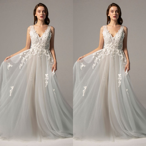 Graue brautkleider - graue,