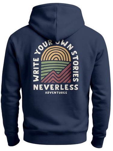 Herren sweatjacke backprint - herren,