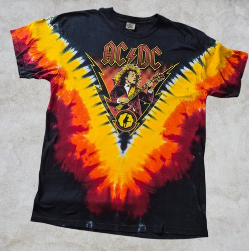 Liquid blue tie - ac/dc, dye