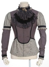 RQ-BL  Vintage Bluse  Jabot