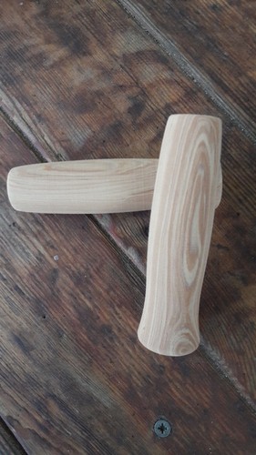 Fahrradgriffe braun holz optik - fahrradgriffe,