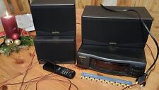Sanyo Dolby Surround Verstärker mit 3 Boxen und Fernbedienung +DA Wandler sony
