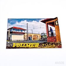 VOLLMER Katalog 1954 Spur H0 Werbebroschüre mit Preisliste Oberleitung für Trix