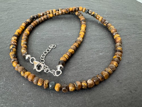 Tigerauge kette collier - kette,