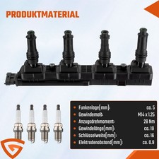 ZÜNDSPULE + 4x ZÜNDKERZE