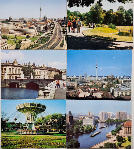 Postkarten lot ddr - x, berlin