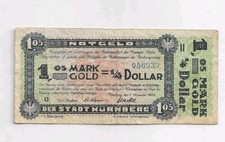 1,05 Mark Gold Dollar