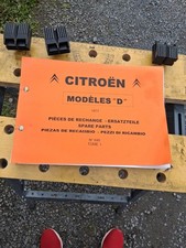 Ersatzteilkatalog Citroen DS