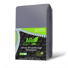 2er PACK JERSEY Kissenbezug Seitenschläferkissen 100% BW 160 Gr/m² Kissenhülle