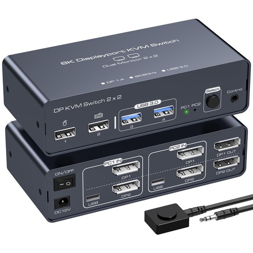 Vedindust displayport kvm - vedindust,