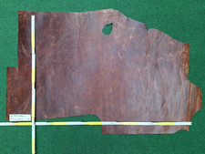 Fettleder Pull-Up Leder gefettet braun 1,5-2-2mm dick zur Auswahl