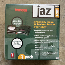 NEW sealed  iomega Jaz - 3