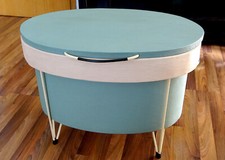 Wäschetruhe, Wäschepuff 50er 60er Jahre   Vintage Retro MidCentury Rockabilly