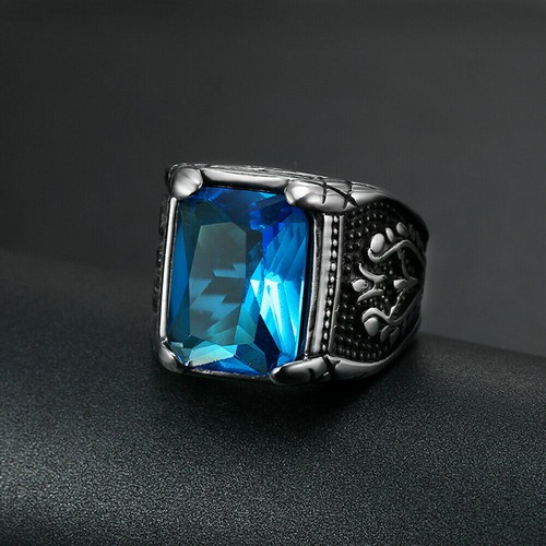 Totenkopf biker ring edelstahl - totenkopf,