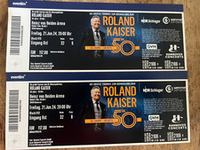 konzert tickets hannover roland kaiser , Sitzplatz , Reihe 32. 2Stück . 