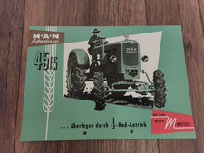 Original Prospekt MAN Traktor