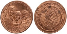 Medaille apollo 15 scott - medaille,