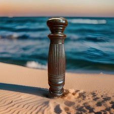 ? Geschnitzte Altholzspindel Säulenbein geborgen Vintage Mehrzweckprojekt