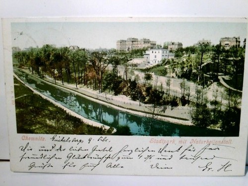 Chemnitz stadtpark mit - chemnitz.,